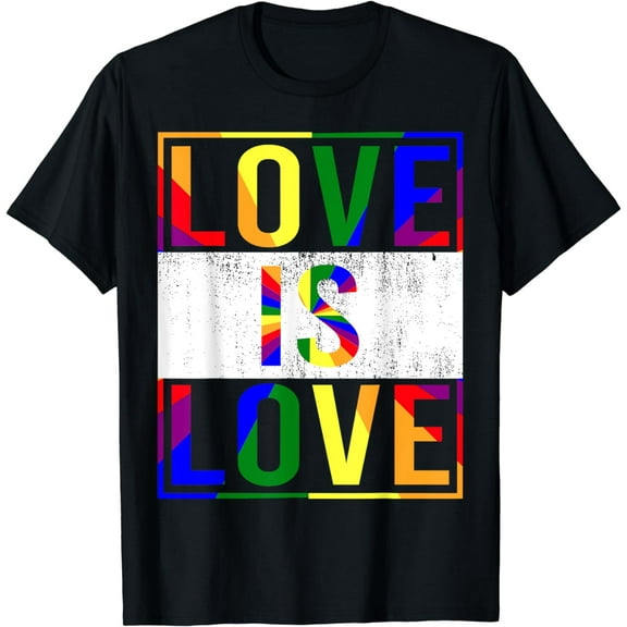 love is love Pride month LGBT Straight or love is love pride T-Shirt