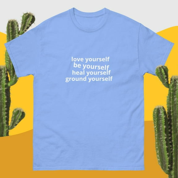 love yourself (Carolina Blue, L)