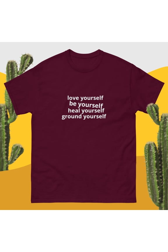 love yourself (Maroon, XL)