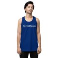 thumbnail image 1 of #loveistheway Men’s premium tank top (Team Royal, L), 1 of 4