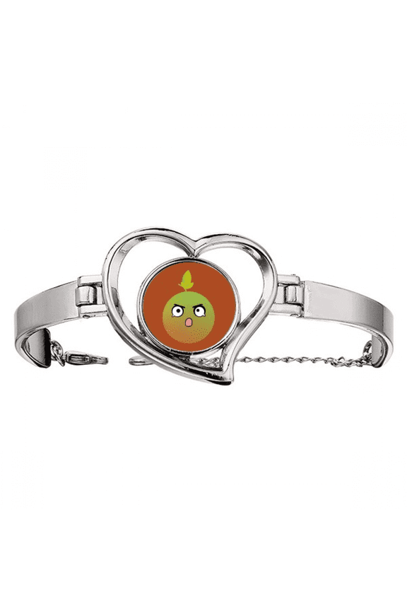 lovely cartoon injustice orange fbracelet heart jewelry wire bangle
