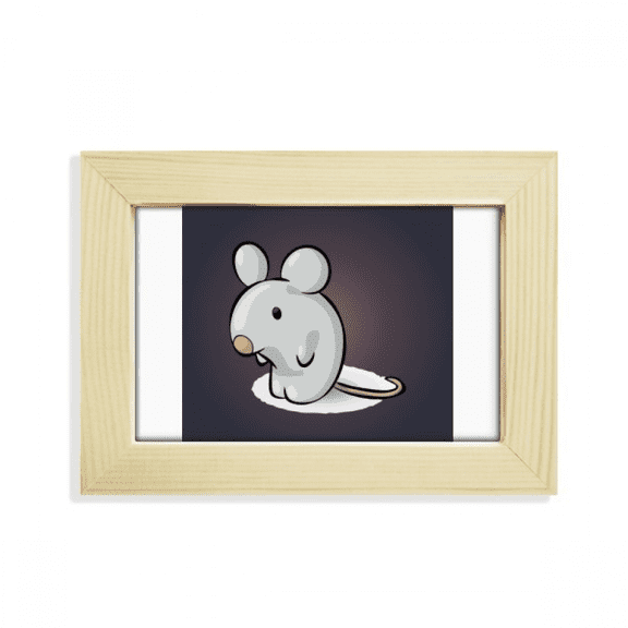 lovely cartoon mouse lly solitude lovely desktop decorate photo frame picture art painting 5x7 inch