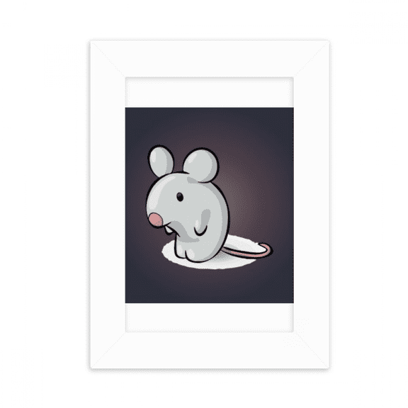 lovely cartoon mouse lly solitude lovely desktop photo frame picture display decoration art painting