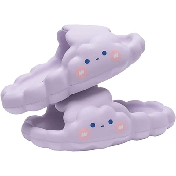 lovely cloud slippers Women's and Men's summer indoor and outdoor slippers Anti-slip thick EVA beach shoes