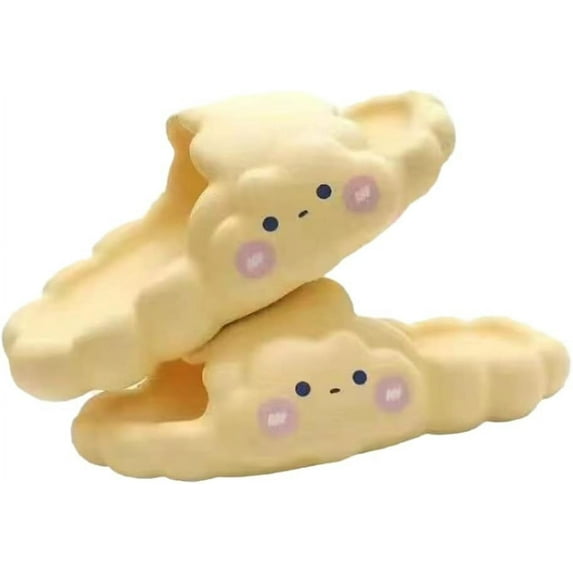 lovely cloud slippers Women's and Men's summer indoor and outdoor slippers Anti-slip thick EVA beach shoes