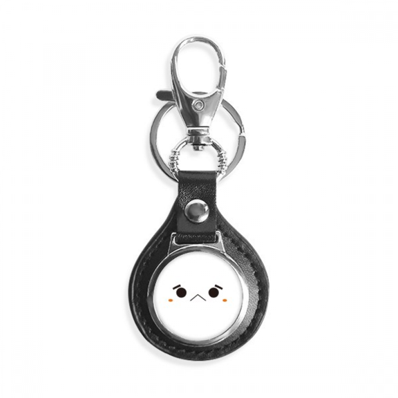 lovely funhappy expression key link chain keyholder finder hook metal