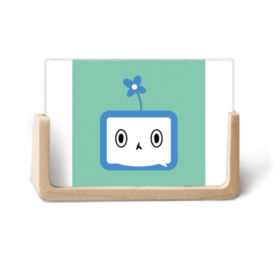 lovely small tv fcartoon photo wooden photo frame tabletop display