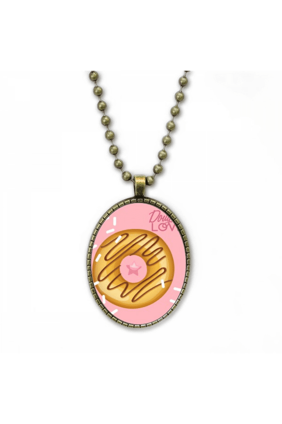 lover western dessert food necklace vintage chain bead pendant jewelry collection