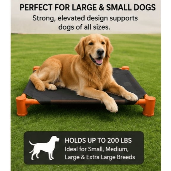 low profile cooling mesh dog bed