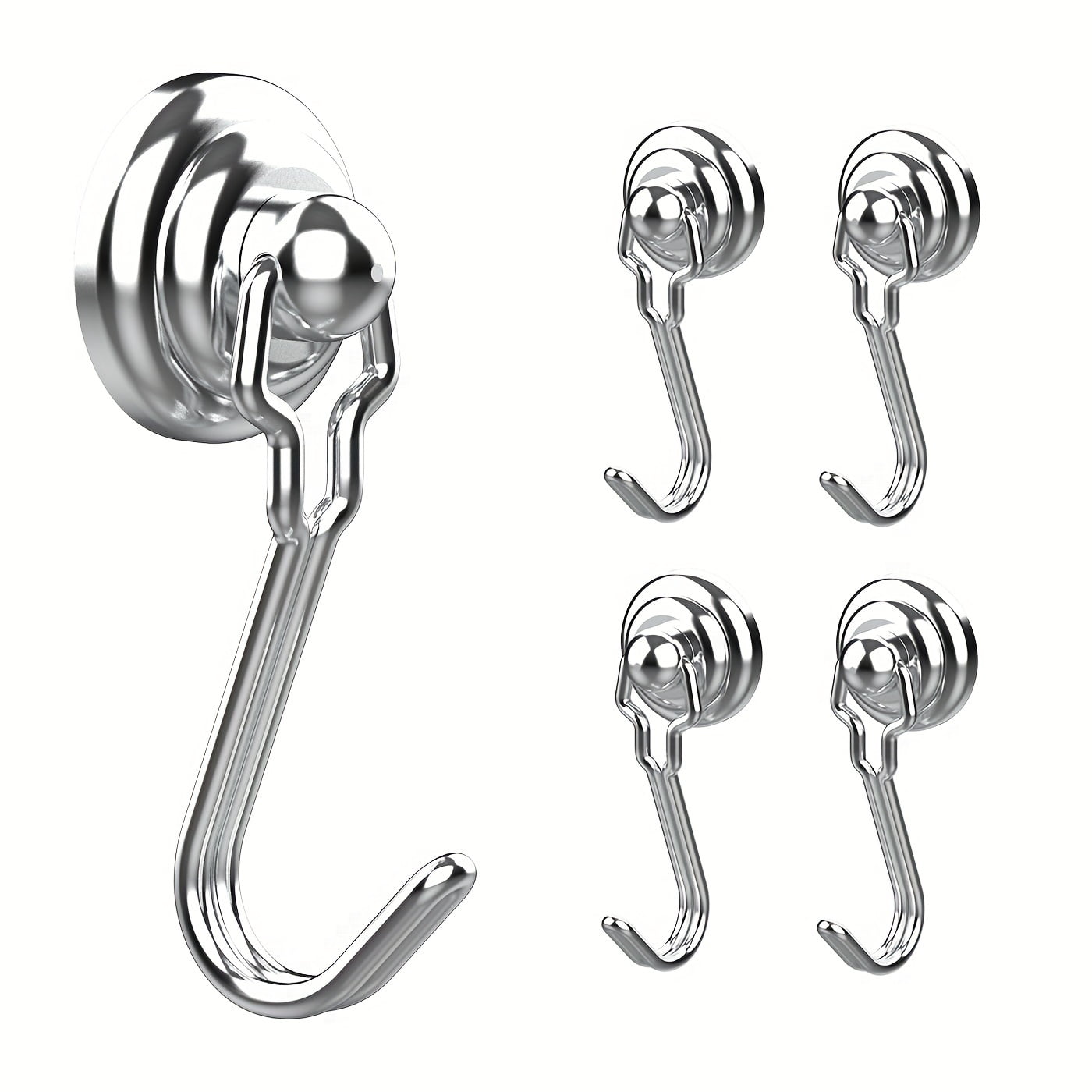 loyun 4/8pcs Swivel Swing Hook 40LBS25mm Strong Hook