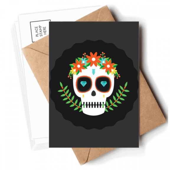 ls Of The Mexico Day Of Dead Postcards Envelopes Blank Note Cards Mailing