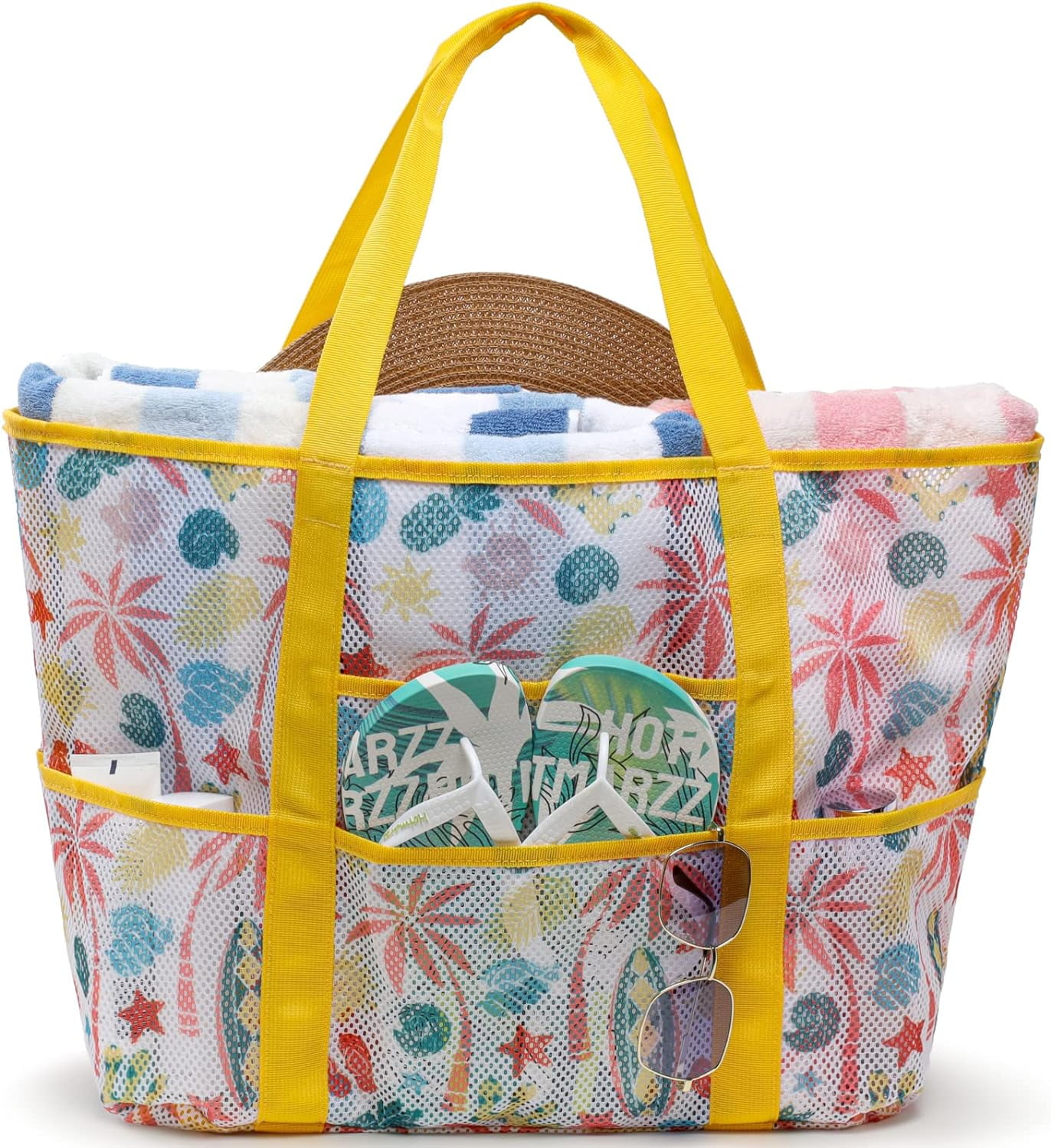 FAMILY BEACH BAG TECHNIQUE BLEU