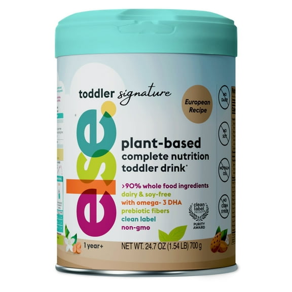 Else Nutrition Signature Toddler Formula, European Recipe, Baby Formula 12-36 Months, Plant-Based, Lactose-Free (24.7 oz, 1 Pack)