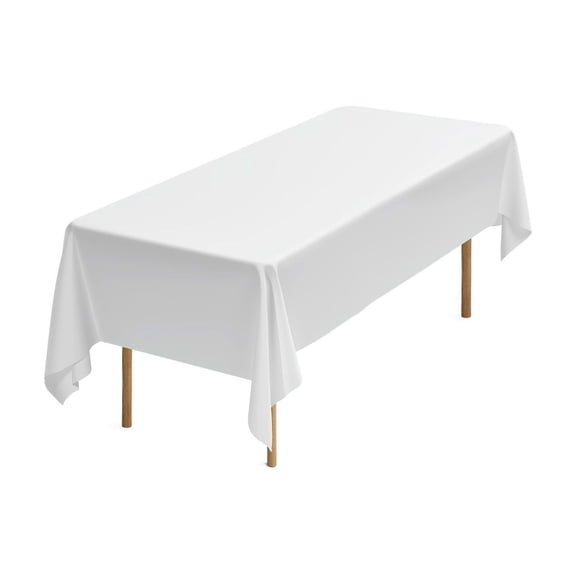 lshhh Tablecloths for Rectangle Tables, 10 Pack, 60 x 102 Inch, Reusable Polyester Table Covers, Wrinkle Resistant for Wedding Party Banquet