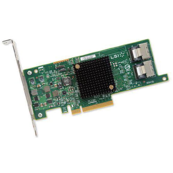 LSI Logic SAS 9207-8i PCIe HBA Controller Card 8-Port 6Gb/s