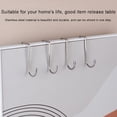 thumbnail image 1 of lsiaeian 4PCS Over The Door Drawer Cabinet Hook , Stainless Steel Double S-Shaped Hook Holder Hanger Metal Heavy Duty Free Punching Door Back Hanging Clothes Hook Organizer for Towel Cloth Bags, 1 of 7