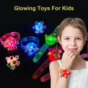 lsiaeian 5Pcs Fidget Spinner Bracelets for Kids Glow-in-the-Dark Fun Party Favors Quick Spinning Toy Watches