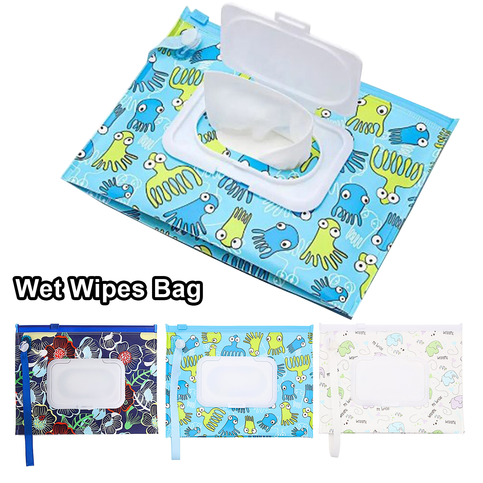 lsiaeian Baby wipes dispenser, baby wipe holder for travel，neutral