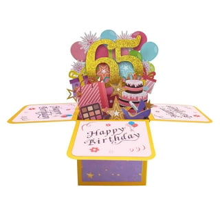 Exploding birthday card top