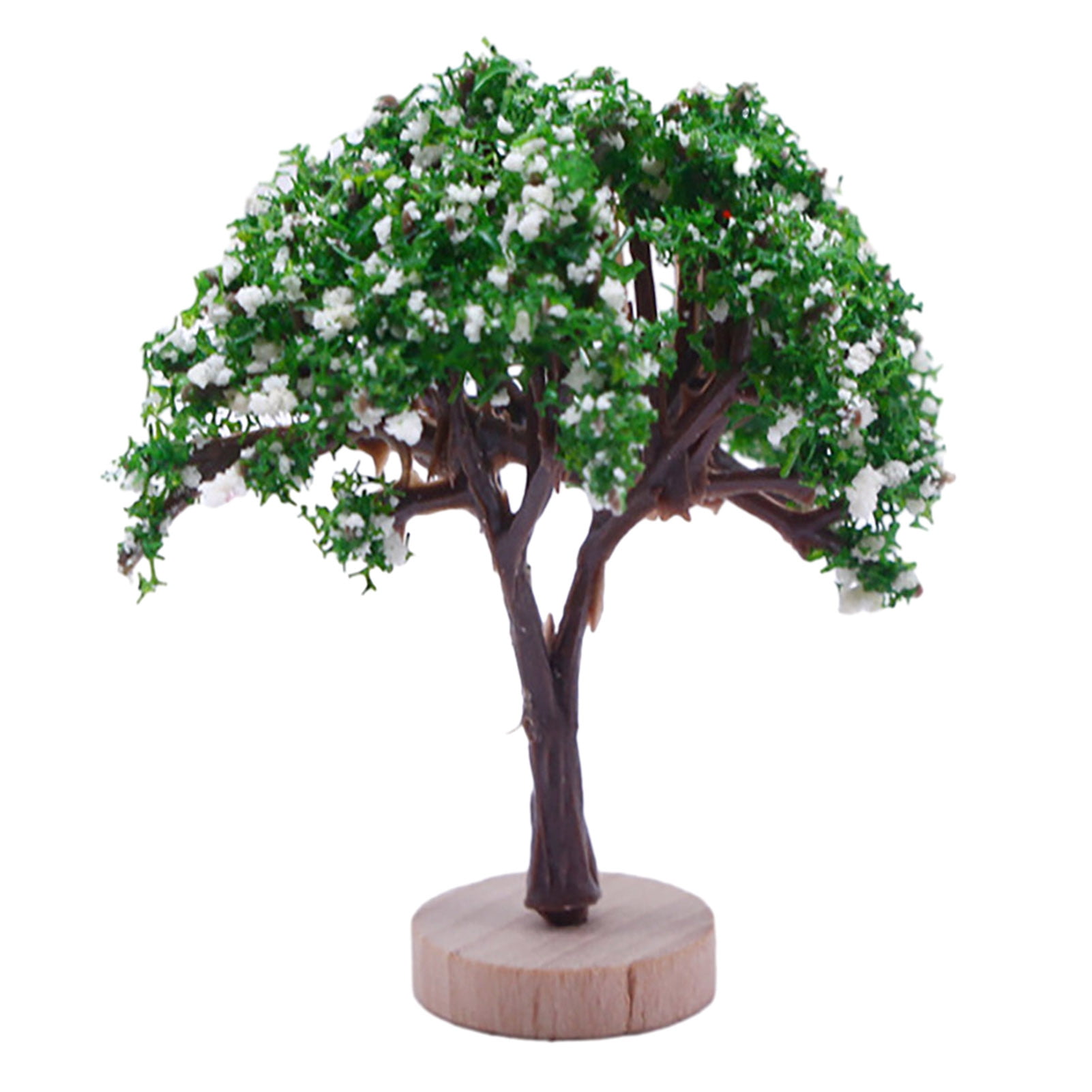 lsiaeian Miniature Trees and Model Trees with Base Bushes Diorama Trees