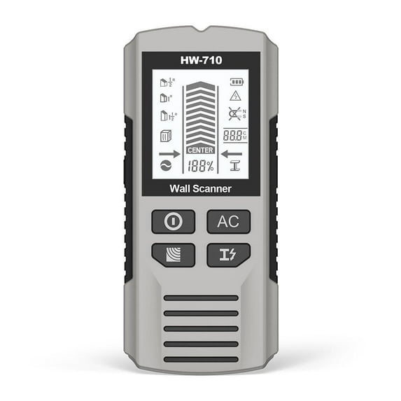 ltifctional Handheld Metal&Wall Detectors,5 in 1 Stud Finder Scanner,Portable Wall Scanning Detectors,L Display Wall Detectors,Suitable for Detecting Metal,Cables,Wood O1B7