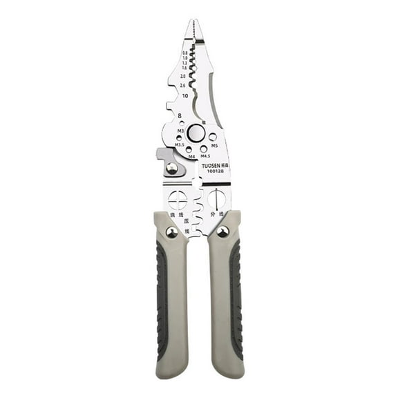ltitool Pliers,Stainl Stl lti-Tool,Electrical Wire Cutter for Electricians,Strip and Cutting,Portable Wire Strip Tool,Ideal for Cam,Outdoor,Repairing,Gift for Dad Men K7O6
