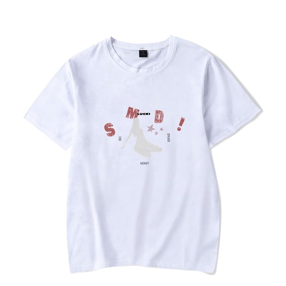 lucki merch smd graphic tshirt for Menwomen music fans hip hop Unisex Fashionable Casual Short Sleeve Top