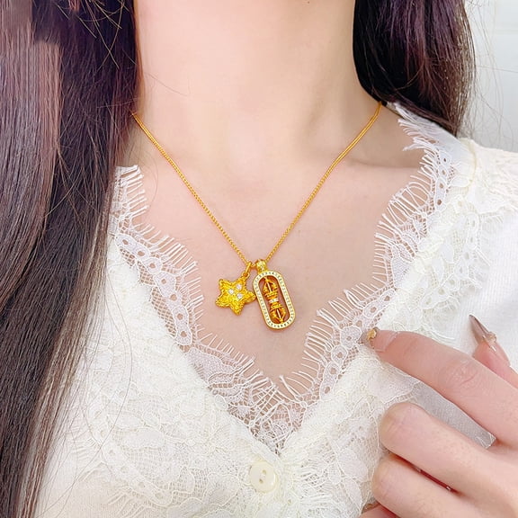 lucky charms Necklace sister gifts for women Feng shui Amulet Decor sister in law gifts,Bring You Good Luck,Healthy,Success