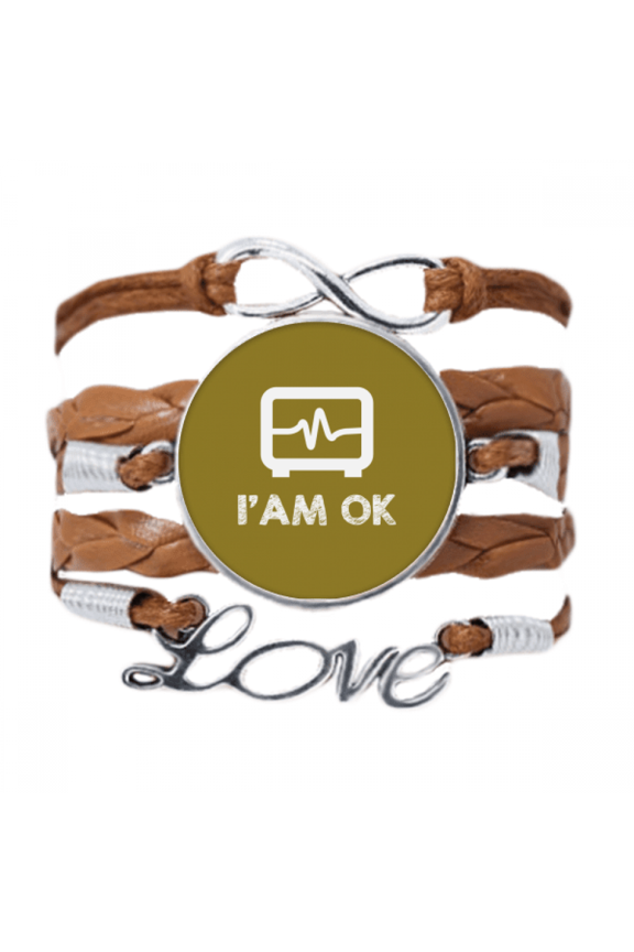 lucky heart-beating life bracelet chain ornament wristband