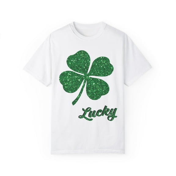 lucky shamrock Unisex Garment-Dyed T-shirt