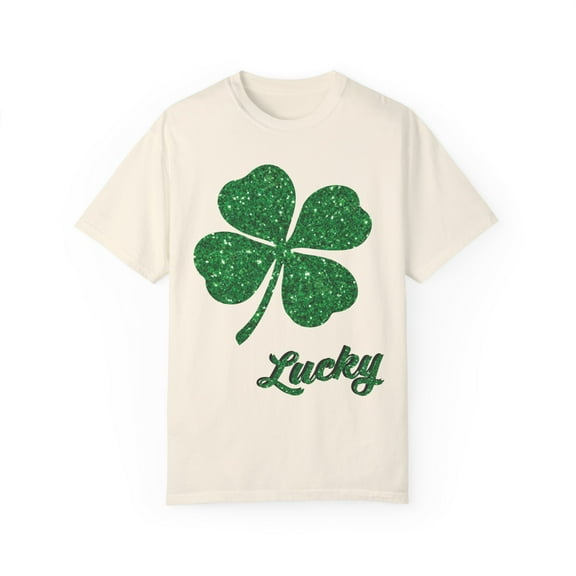 lucky shamrock Unisex Garment-Dyed T-shirt