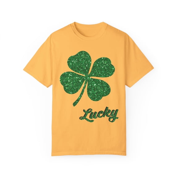 lucky shamrock Unisex Garment-Dyed T-shirt