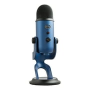 lue Yeti USB Microphone for PC, Mac, Gaming, Recording, Streaming, Podcasting, Studio and Computer Condenser Mic with Blue VO!CE effects, 4 Pickup Patterns, Plug and Play   Midnight Blue