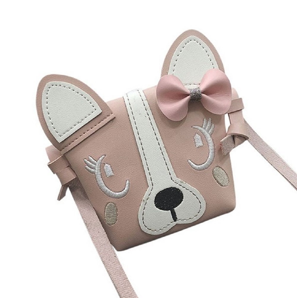 Di Grazia Cartoon Cute Dog Shaped Plush Wallet Clutch Bag For Children  (Pink & Yellow, Pink-Kids-Dog-Purse) : Amazon.in: Bags, Wallets and Luggage