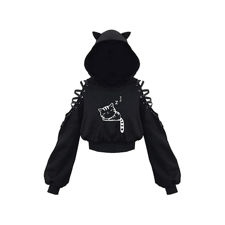 Hoodie with sales ears out