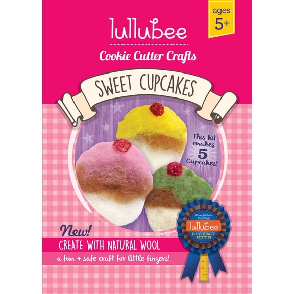 Lullubee Cookie Cutter Crafts 'Sweet Cupcakes' Wool Craft Set