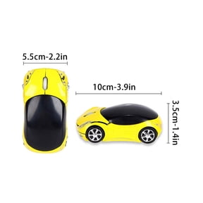 lulshou 2.4GHz 1200DPI Car-Shape Wireless Optical Mouse USB Scroll Mice for PC Tablet Laptop Computer