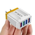 thumbnail image 1 of lulshou 4 Port Fast Quick Charge 3.0 USB Hub Wall Charger 3.5A Power Adapter US Plug, 1 of 3