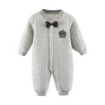 thumbnail image 1 of lulshou Baby Romper Toddler Baby Girls Boys Long Sleeve Cotton Jumpsuit Warm Baby Jumpsuit Cotton Pajamas Bodysuit on Clearance, 1 of 3
