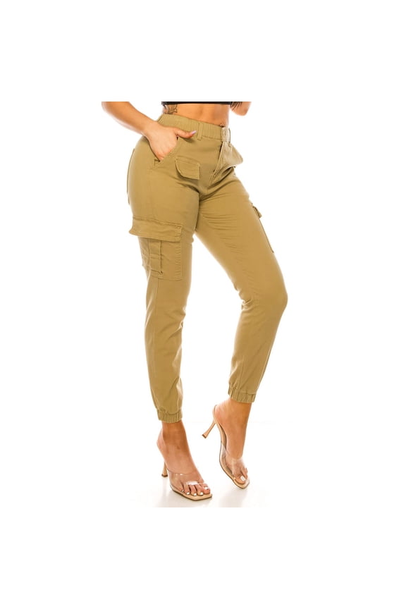 Cargo Pants for Women Fashion Casual Low Waist Button Work Pants Solid Color Sports Skinny Pants with Pockets