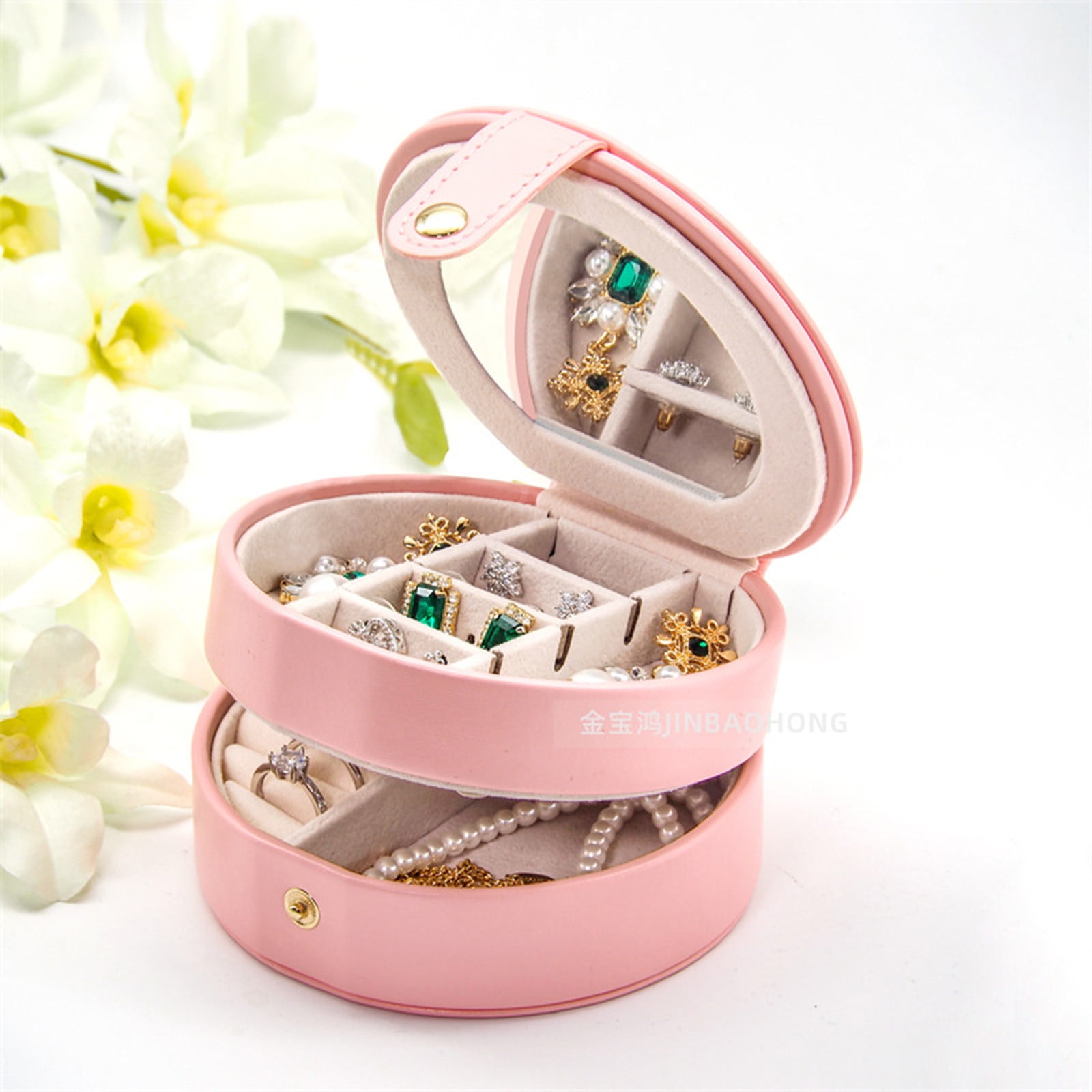 lulshou Christmas Gifts 2024 Trendy Travel Jewelry Case, Personalized