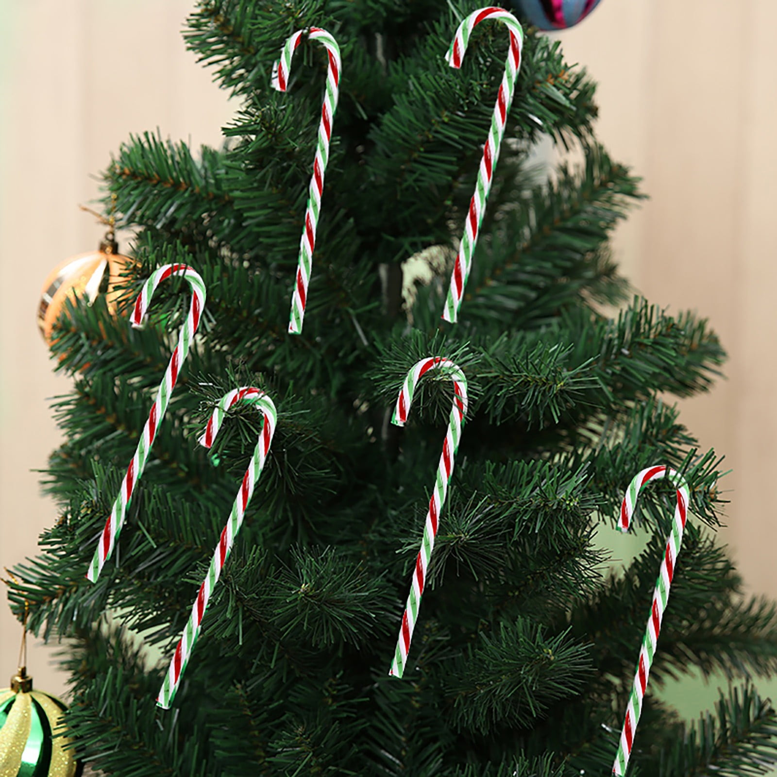 lulshou Christmas Tree Decorations 6Pcs/set Christmas 15cm Candy Cane