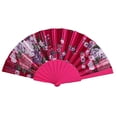 thumbnail image 1 of lulshou Hand Fans for Women Foldable,Best Dance Wedding Party Lace Silk Folding Hand Flower Fan, 1 of 2