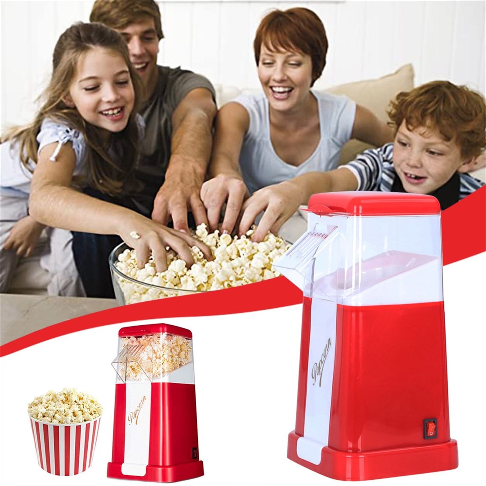 1pc-mini Popcorn Machine Household Blow-type Small Fully Automatic