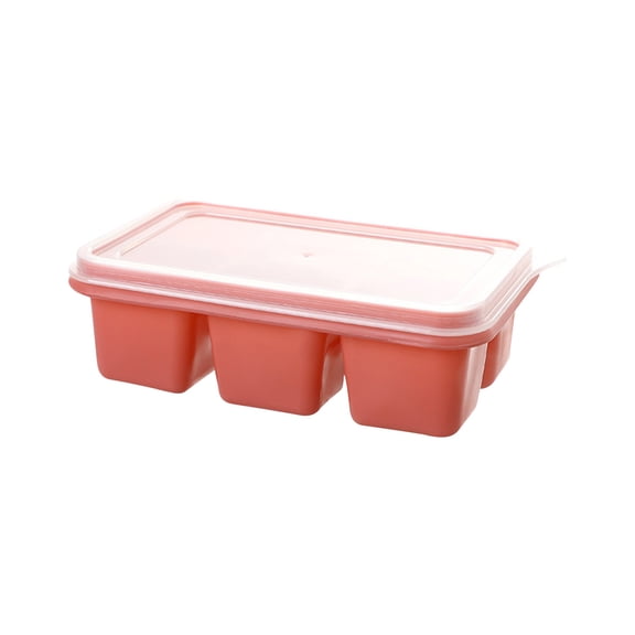 lulshou Ice Tray & Molds,Ice Lattice Silica Gel Ice Box Food Grade Refrigerator Artifact Goods Household Small Ice Box with Cover