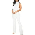 thumbnail image 1 of lulshou Jumpsuits for Women, Womens Fashion Color Color Romper Casual Sleeveless Jumpsuit Pants Women's Jumpsuits, Rompers & Overalls, White XL, 1 of 6