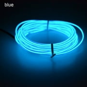 lulshou Led Strip Lights 5M Flexible LED Light EL Wire String Strip Rope Decor Neon Lamp USB Controlle