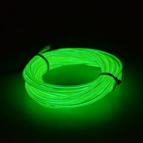 lulshou Led Strip Lights 5M Flexible LED Light EL Wire String Strip Rope Decor Neon Lamp USB Controlle