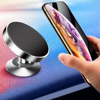 4 Pcs Mount Metal Plate Phone Guide Magnet Sticker Universal Round and  Square Guide Magnetic Car Mounts Full Adhesive Stickers for Mobile Phone  Navigation 