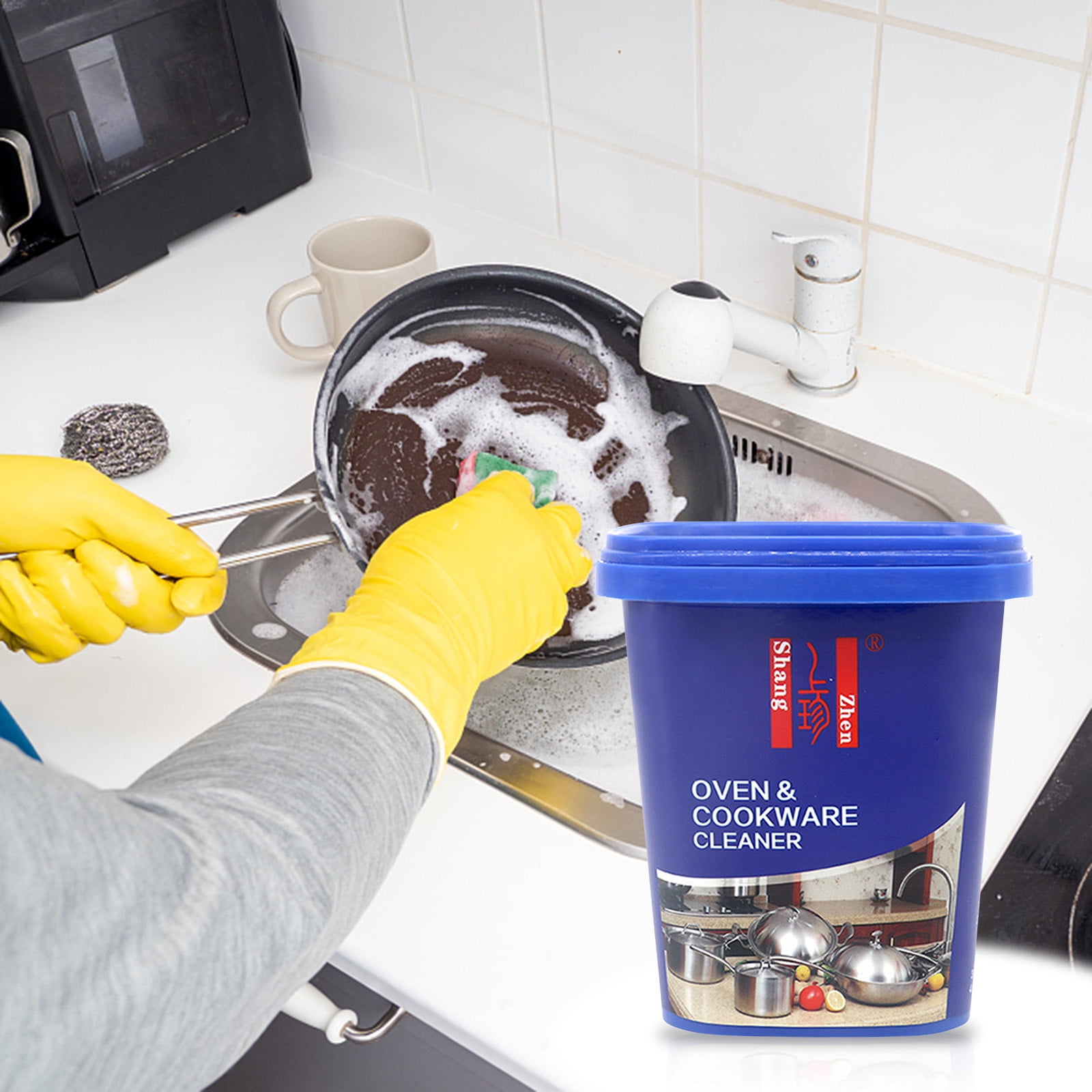 lulshou MultiPurpose Cleaning Paste Steel Cleaner Home Kitchen Rust